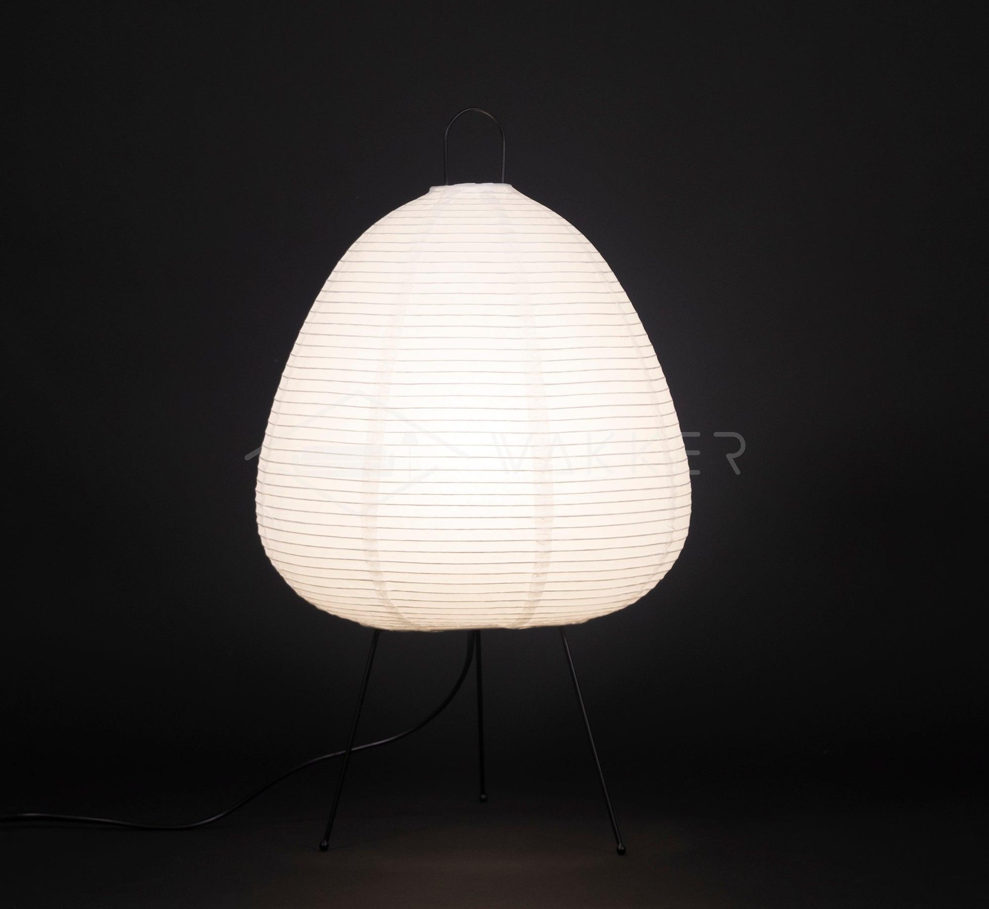 Lia Bordslampa – Moderndesign inspirerat av japanska papplampor, Ambient LED-belysning, Elegant heminredning