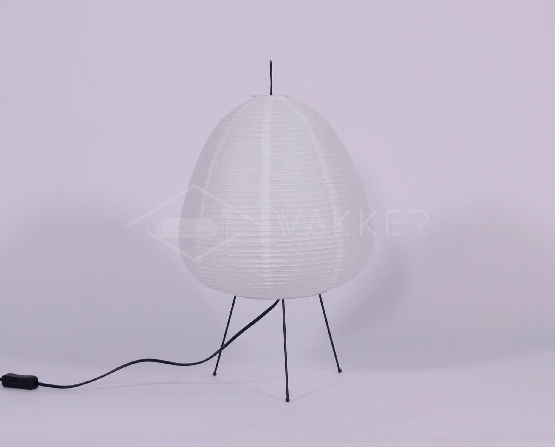 Lia Bordslampa – Moderndesign inspirerat av japanska papplampor, Ambient LED-belysning, Elegant heminredning