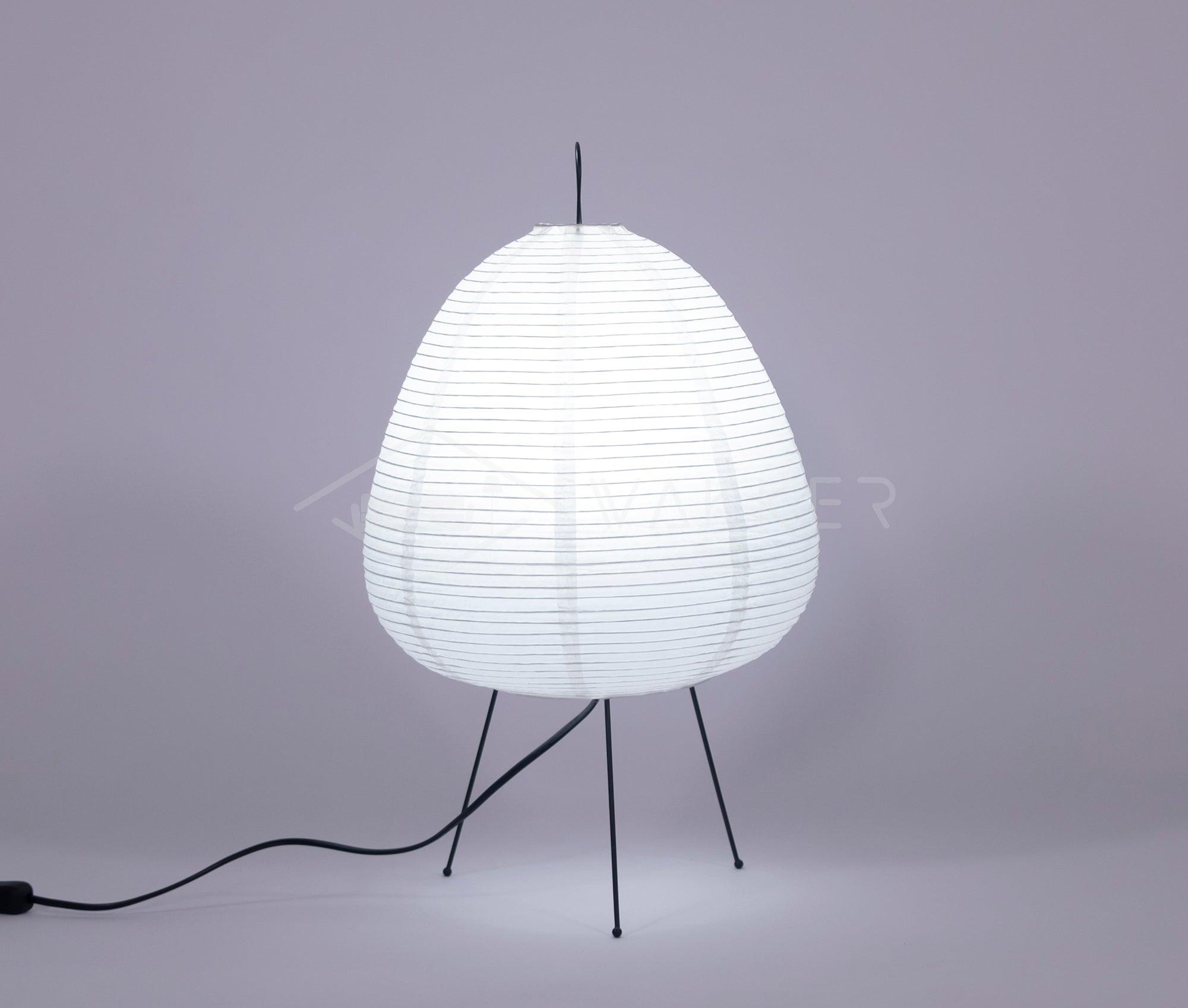 Lia Bordslampa – Moderndesign inspirerat av japanska papplampor, Ambient LED-belysning, Elegant heminredning