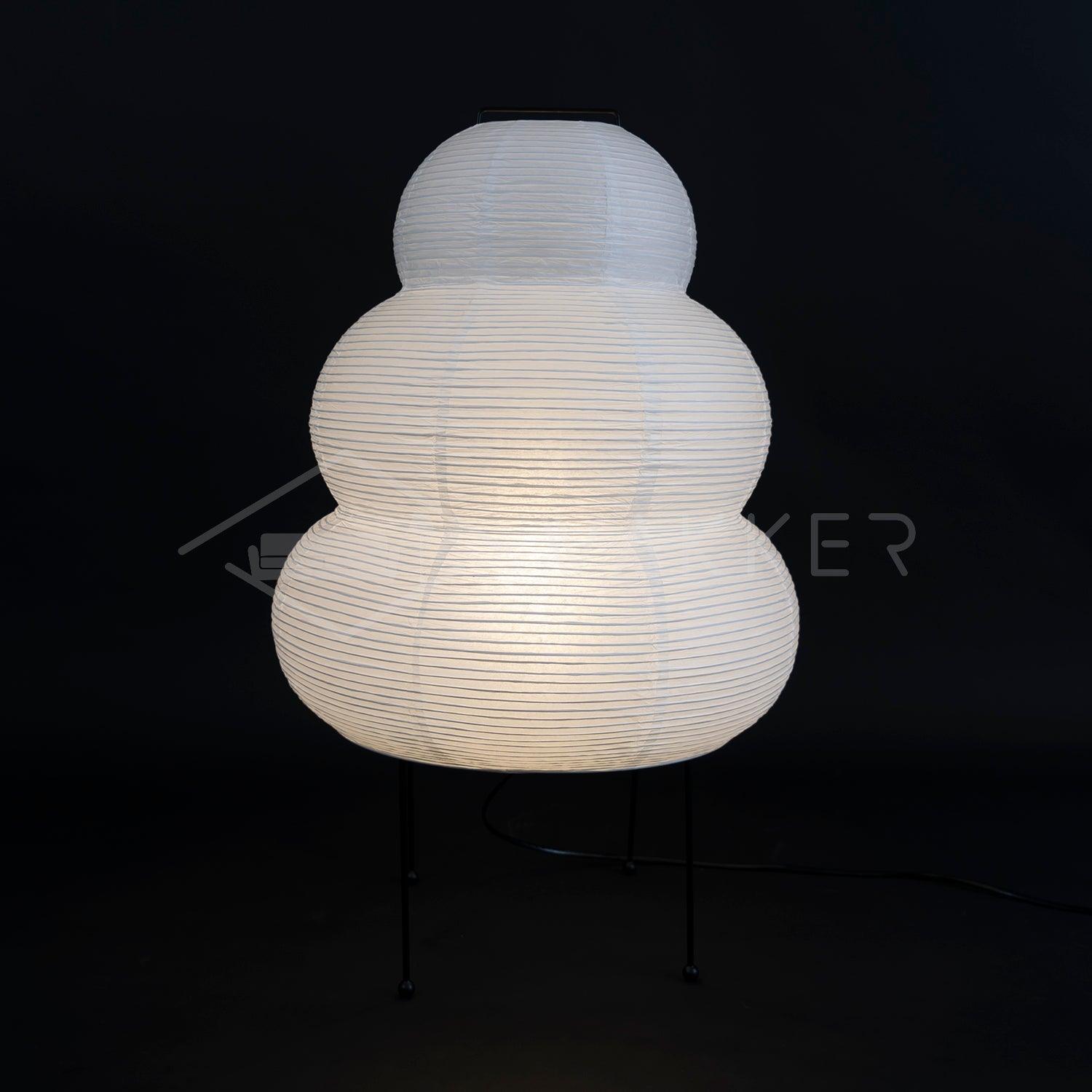 Lia Bordslampa – Moderndesign inspirerat av japanska papplampor, Ambient LED-belysning, Elegant heminredning