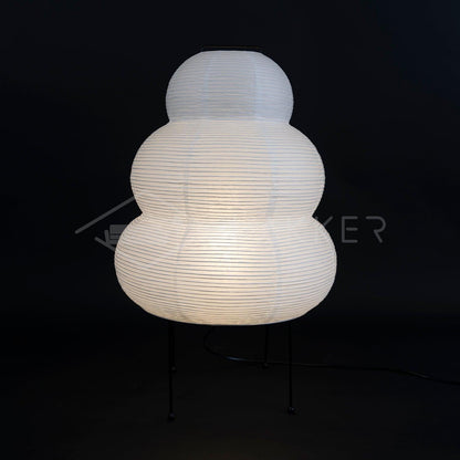 Lia Bordslampa – Moderndesign inspirerat av japanska papplampor, Ambient LED-belysning, Elegant heminredning