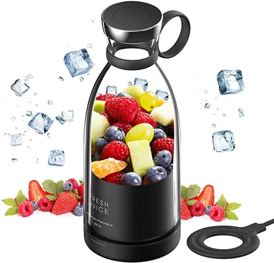 Royallure Bärbar Uppladdningsbar Juice Blender – Personlig Smoothie Maker för Resor, Gym & Kontor