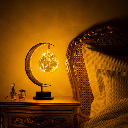 LED Månlampa Dekorativ Sängbordslampa