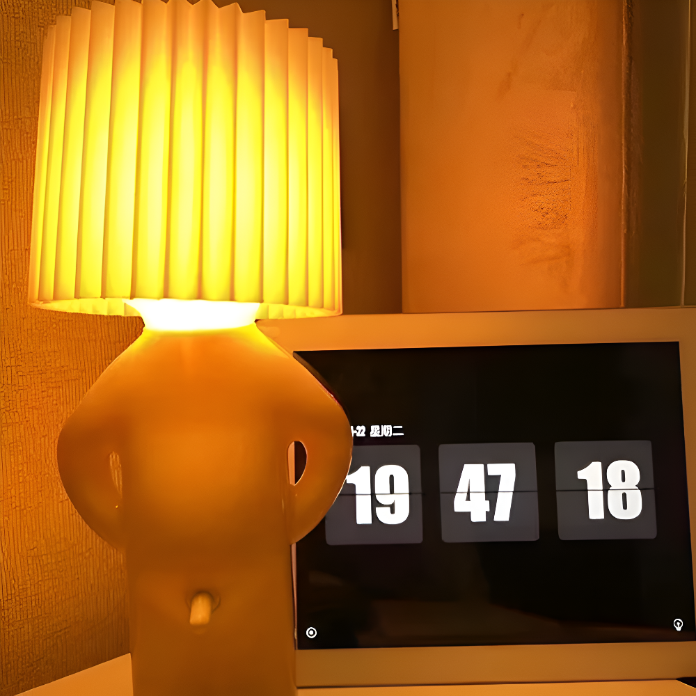 LumoPal Shy | LED-bordslampa i figurform – dimbar &amp; dekorativ