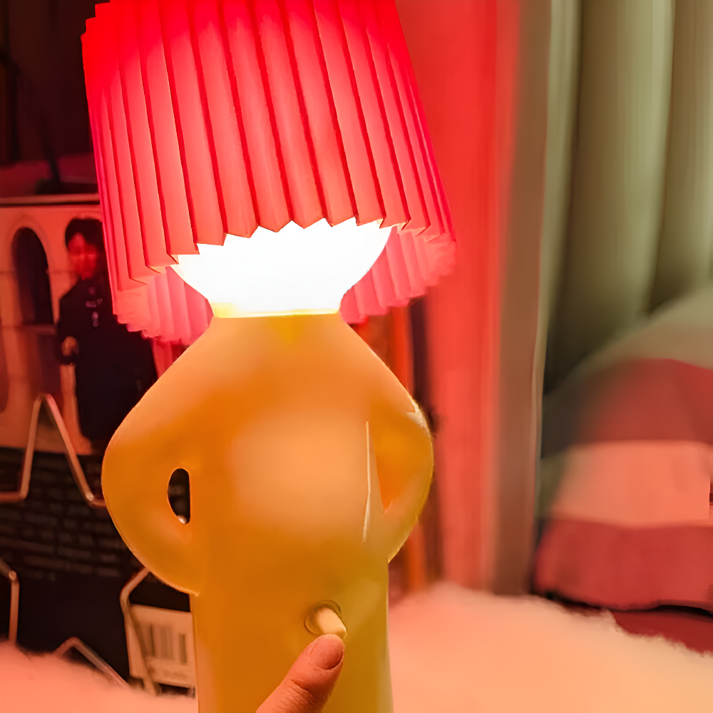 LumoPal Shy | LED-bordslampa i figurform – dimbar &amp; dekorativ