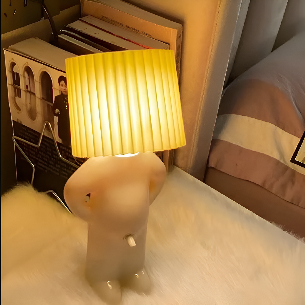 LumoPal Shy | LED-bordslampa i figurform – dimbar &amp; dekorativ