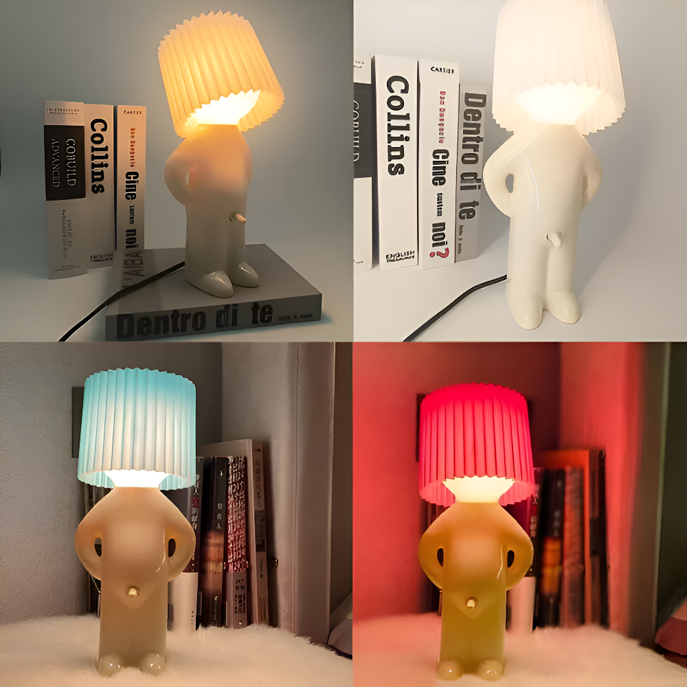 LumoPal Shy | LED-bordslampa i figurform – dimbar &amp; dekorativ
