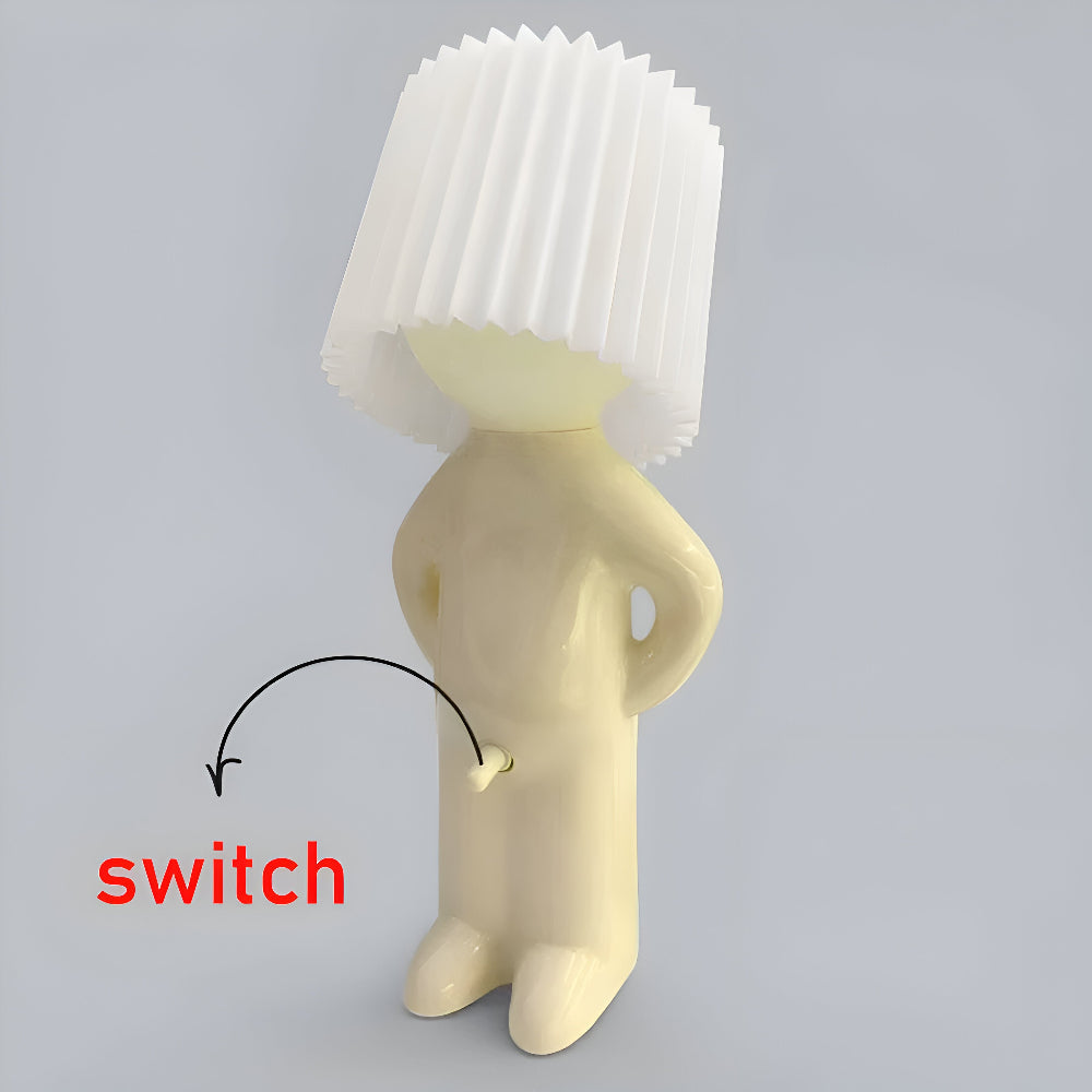LumoPal Shy | LED-bordslampa i figurform – dimbar &amp; dekorativ