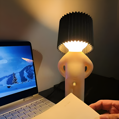 LumoPal Shy | LED-bordslampa i figurform – dimbar &amp; dekorativ
