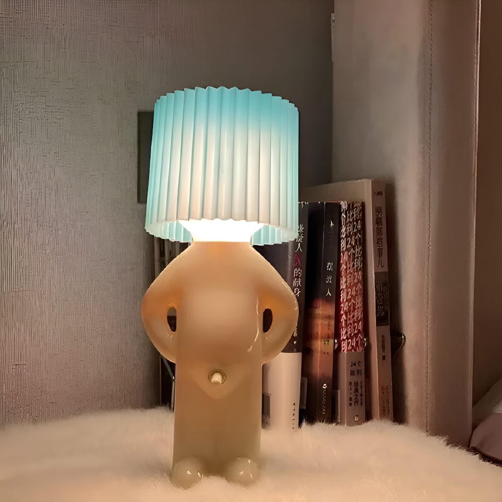 LumoPal Shy | LED-bordslampa i figurform – dimbar &amp; dekorativ