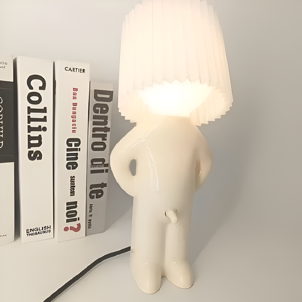 LumoPal Shy | LED-bordslampa i figurform – dimbar &amp; dekorativ