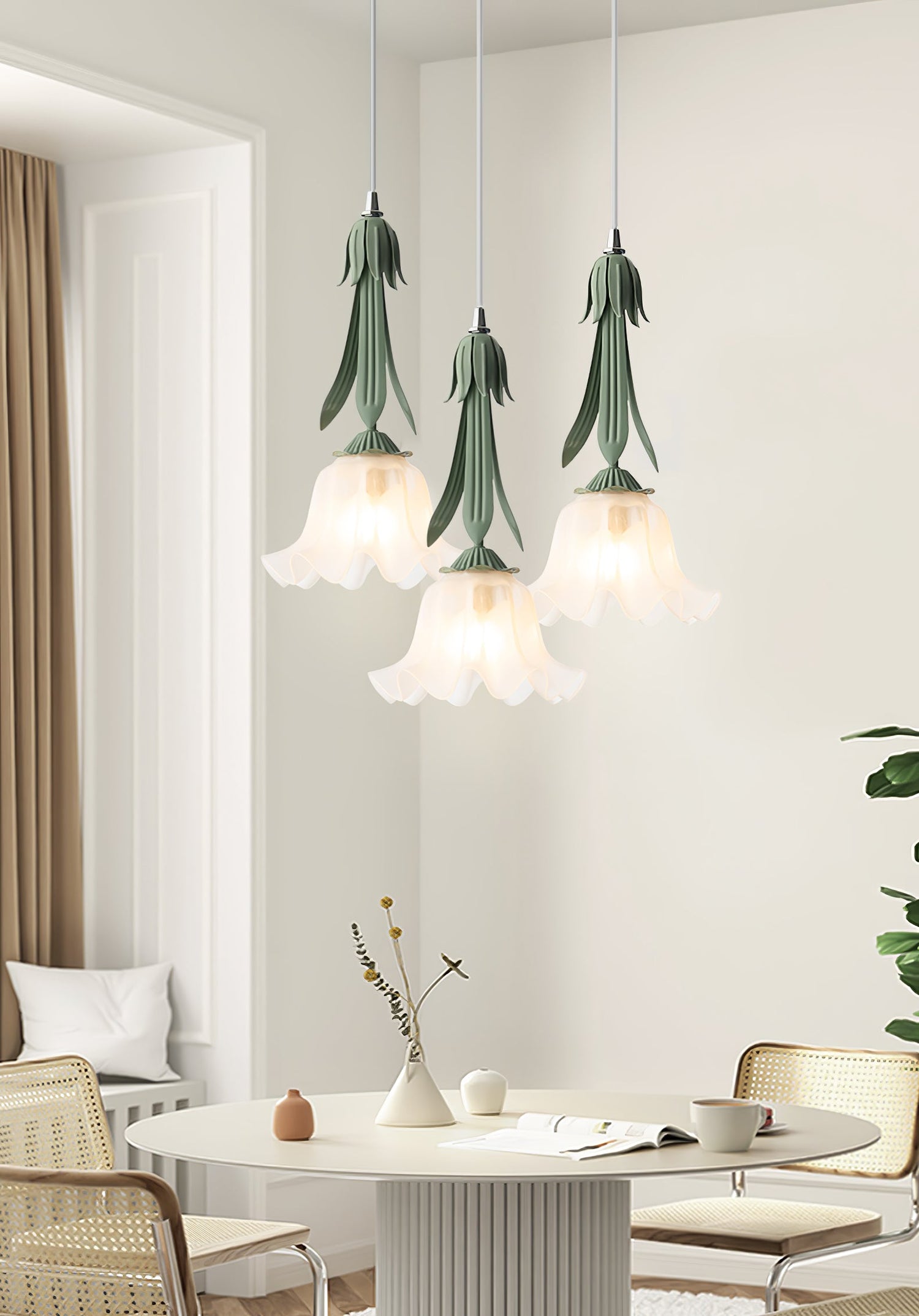 Fleurine - Taklampa med Blomstermönster
