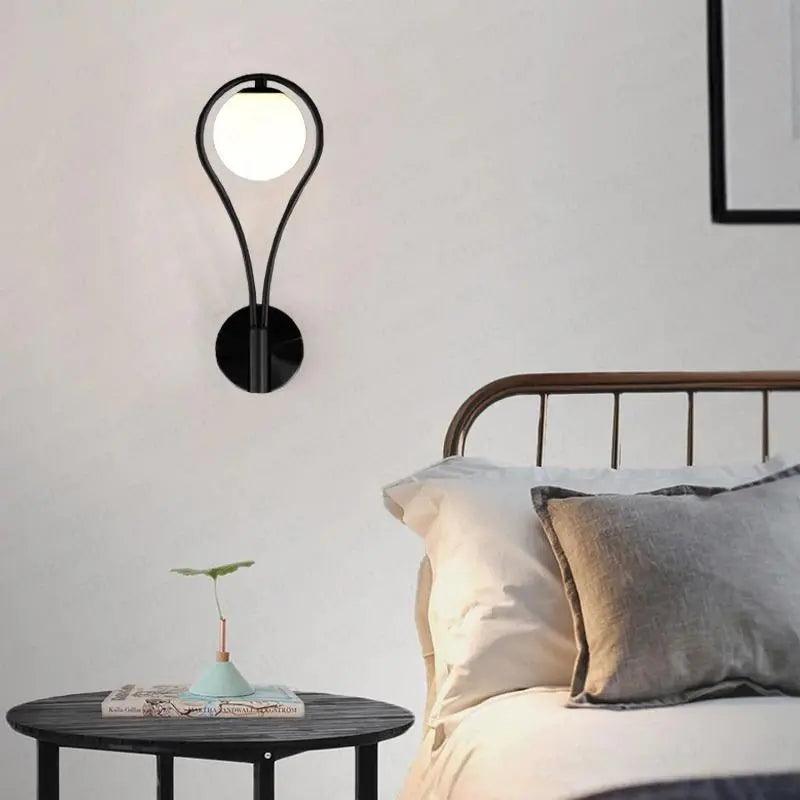 Vägglampa Modern Guld Glas Sconse