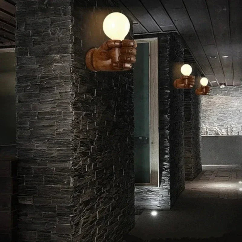 IndustrialGlow - Vasilj i industriell stil av metall - Vintage LED-lampa