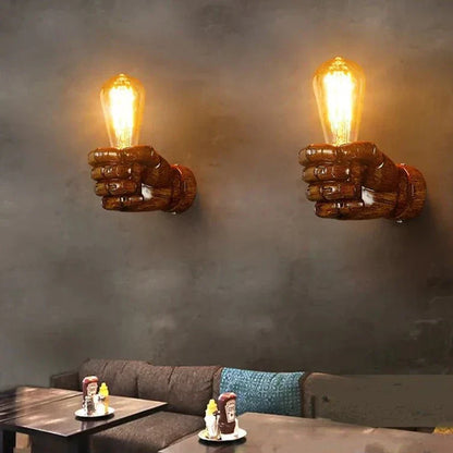 IndustrialGlow - Vasilj i industriell stil av metall - Vintage LED-lampa