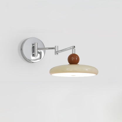 Minimalistisk svängarm vägglampa