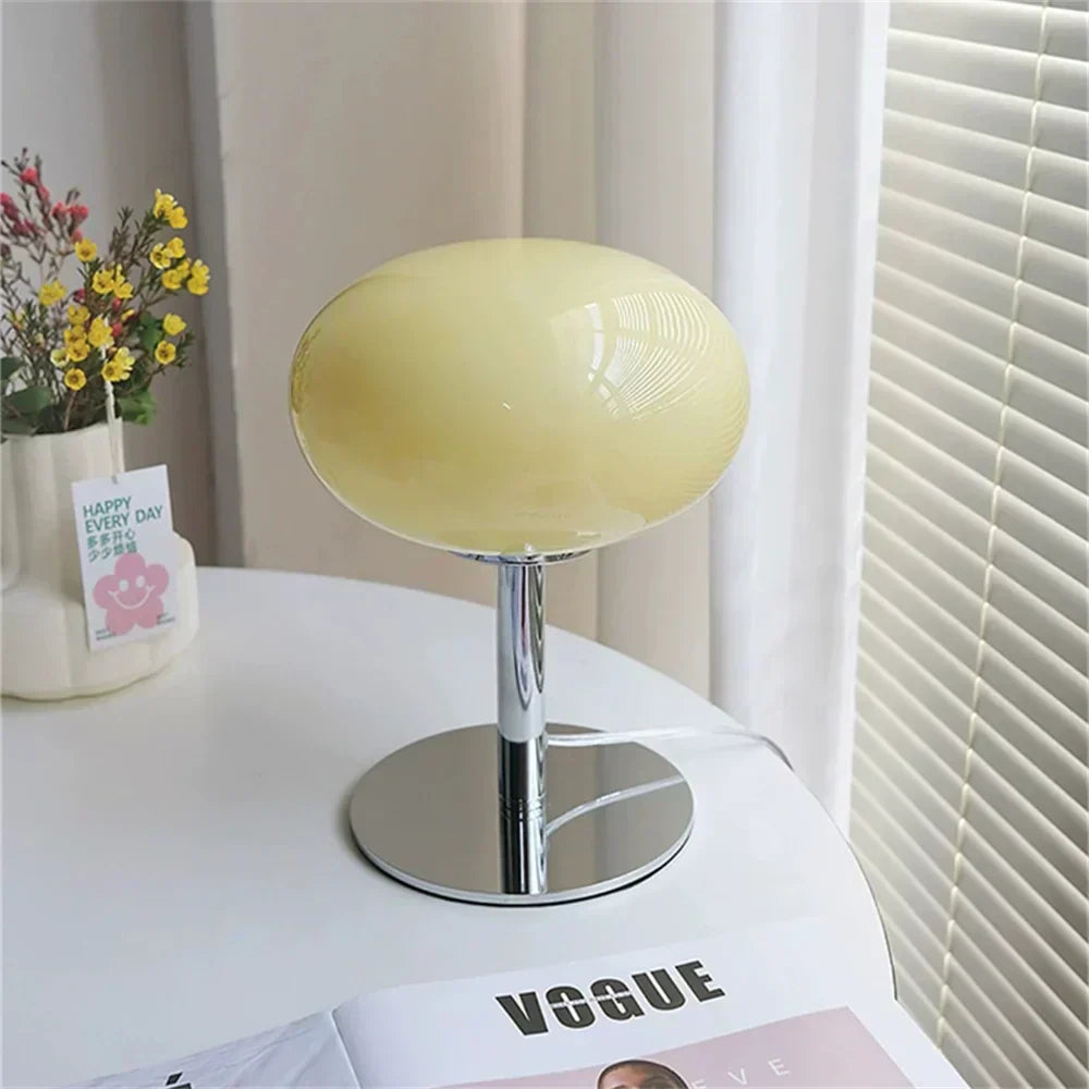 GlowSphere - LED Bordslampa i Lollipop Design – Modern Stämningsbelysning