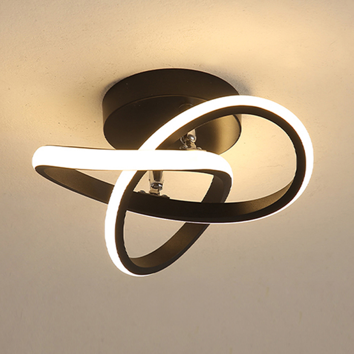 Lucas taklampa – Modern 3-ring design, dimbar LED med justerbara inställningar | CE-certifierad, 2 års garanti, stilfull inomhusbelysning