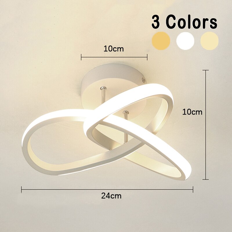 Lucas taklampa – Modern 3-ring design, dimbar LED med justerbara inställningar | CE-certifierad, 2 års garanti, stilfull inomhusbelysning