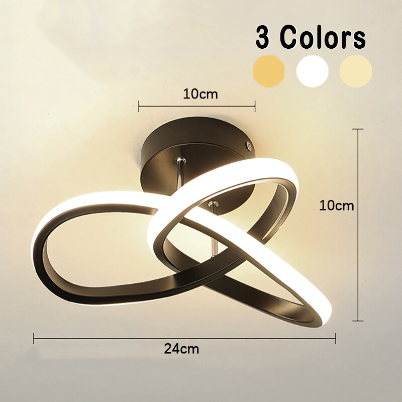 Lucas taklampa – Modern 3-ring design, dimbar LED med justerbara inställningar | CE-certifierad, 2 års garanti, stilfull inomhusbelysning