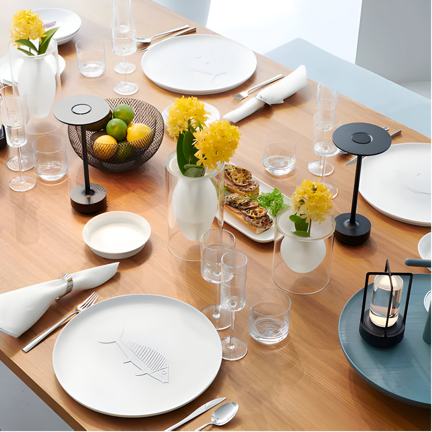 Carvallo – Lyxig Trådlös Bordslampa med Dimmbar Touchkontroll