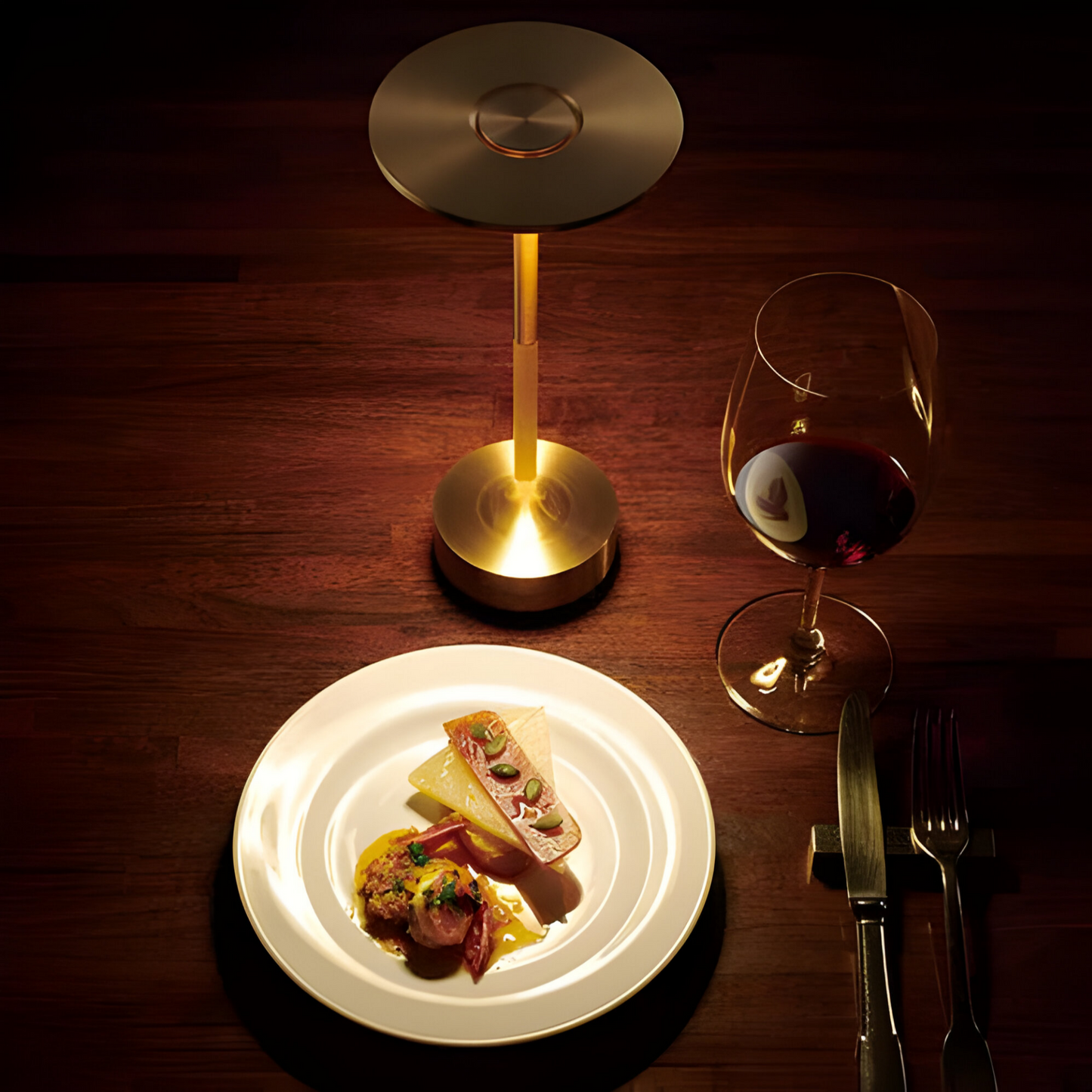 Carvallo – Lyxig Trådlös Bordslampa med Dimmbar Touchkontroll