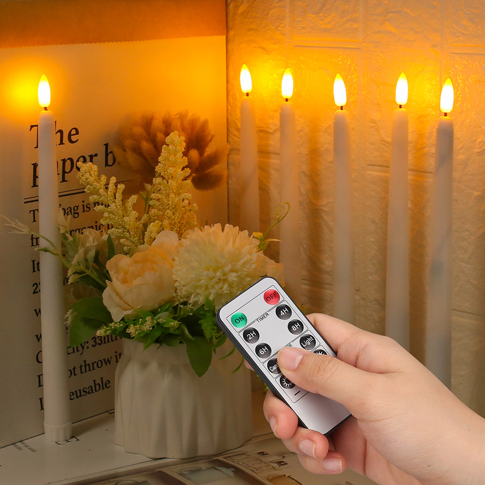 LumiCandle Set | Flamefria LED-stumpsljus för dekorativ atmosfär
