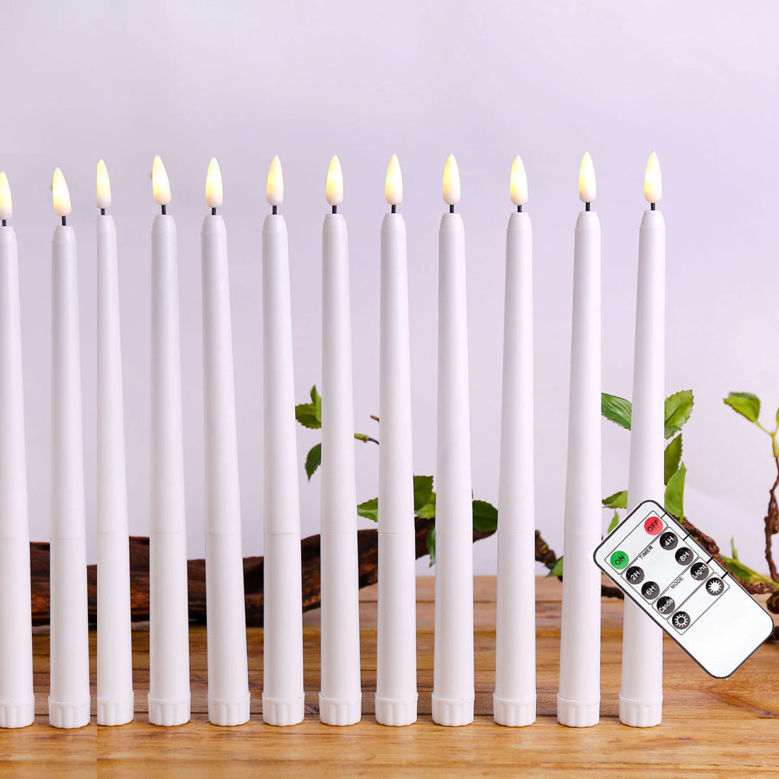 LumiCandle Set | Flamefria LED-stumpsljus för dekorativ atmosfär
