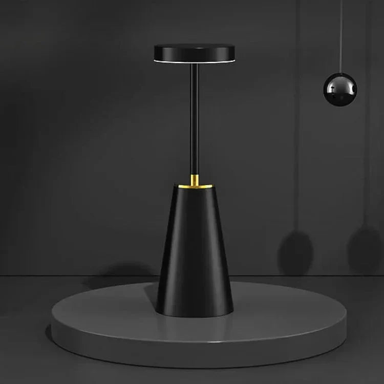 LumiFlex Trådlös Bordslampa – Trådlös LED-lampa med 3-färgs dimning, Touch-teknologi, 4000mAh batteri, Vattentålig