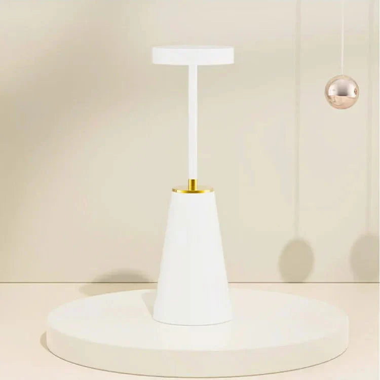 LumiFlex Trådlös Bordslampa – Trådlös LED-lampa med 3-färgs dimning, Touch-teknologi, 4000mAh batteri, Vattentålig