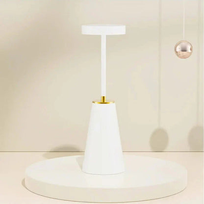 LumiFlex Trådlös Bordslampa – Trådlös LED-lampa med 3-färgs dimning, Touch-teknologi, 4000mAh batteri, Vattentålig