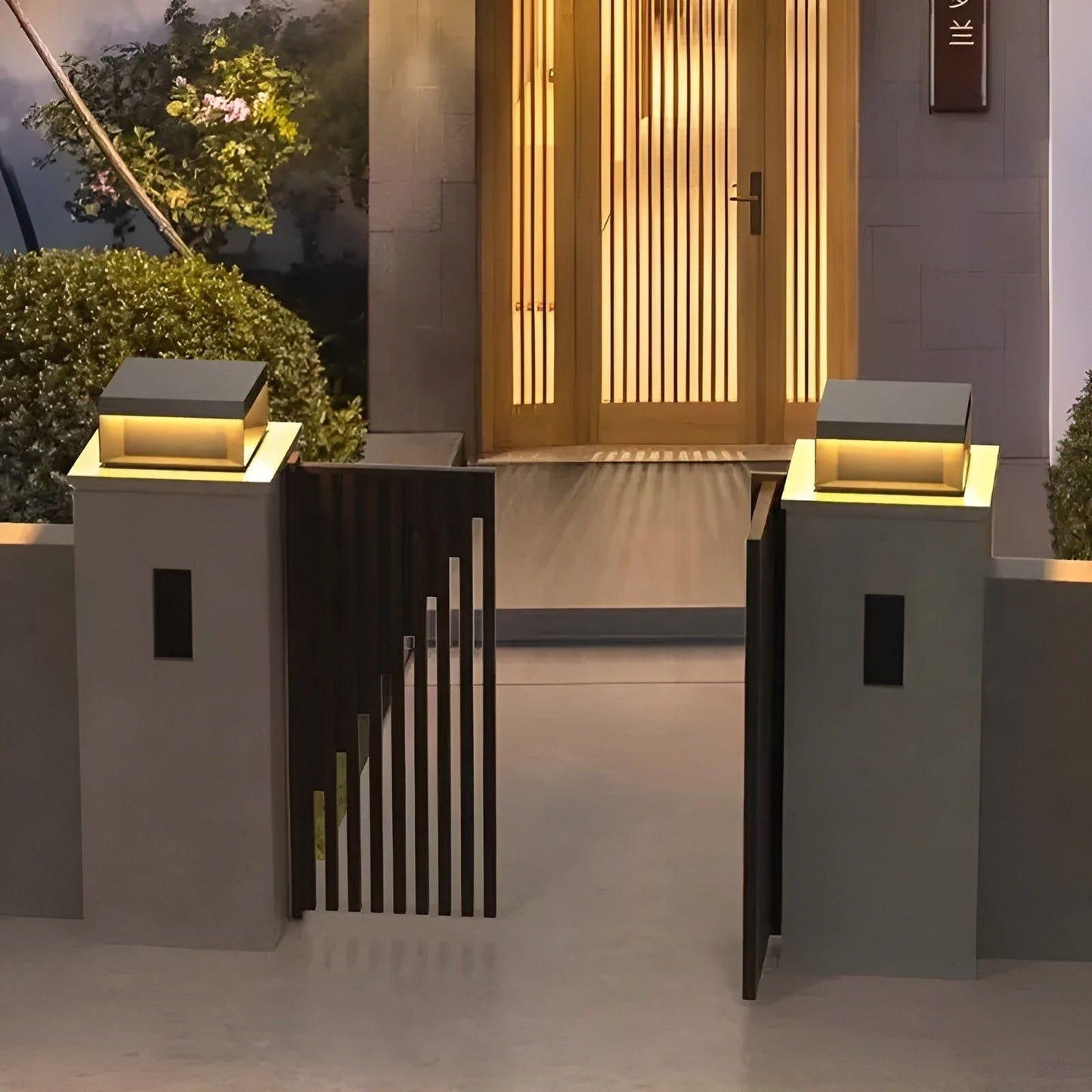 LumiGate Light - Vattentät solcellsgatubelysning för utomhus