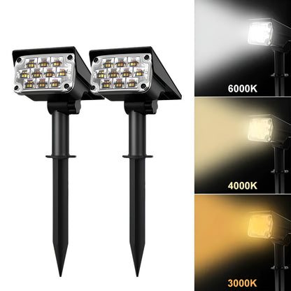 2x SunBeam Light – Batteridriven LED Solgårdslampa