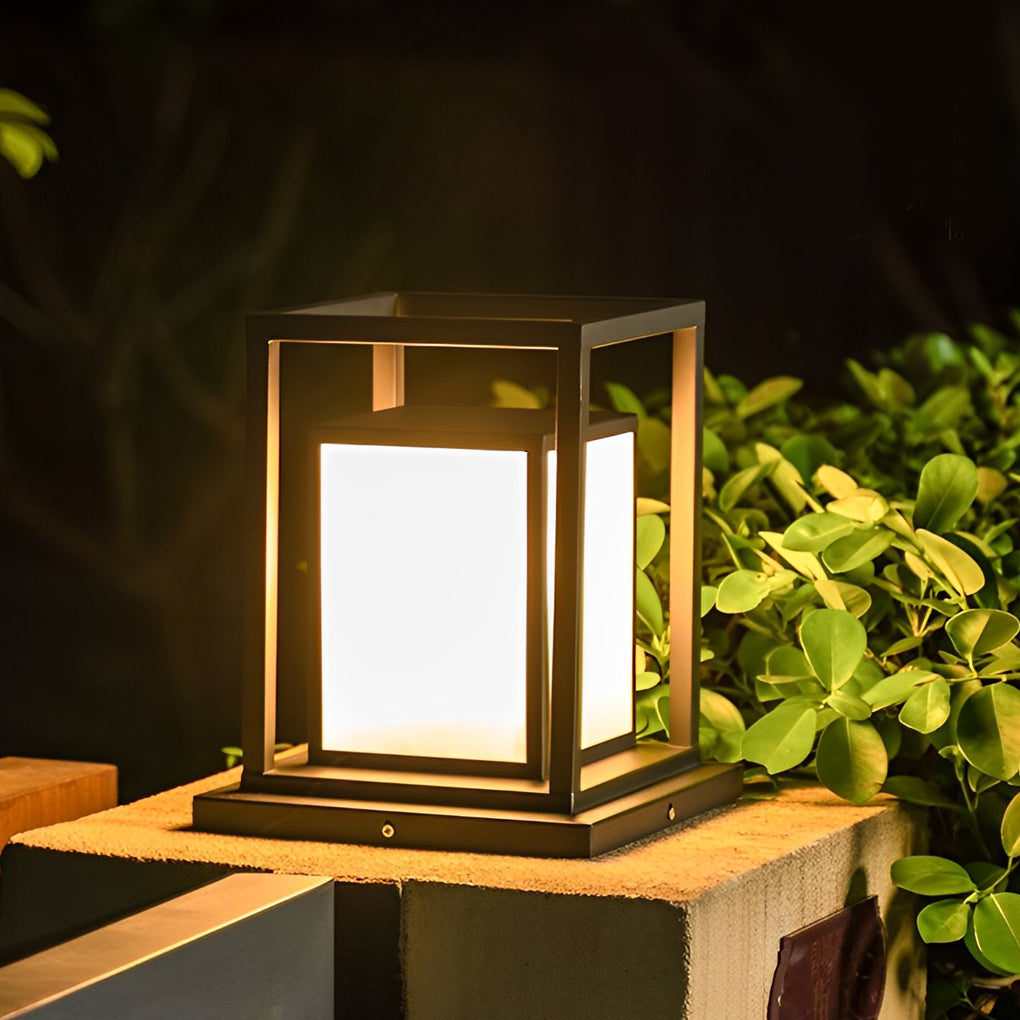 Vattentäta LED Solcellsstolpbelysning