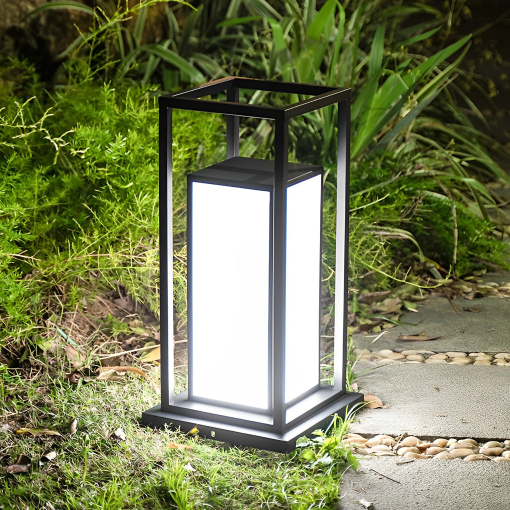 Vattentäta LED Solcellsstolpbelysning