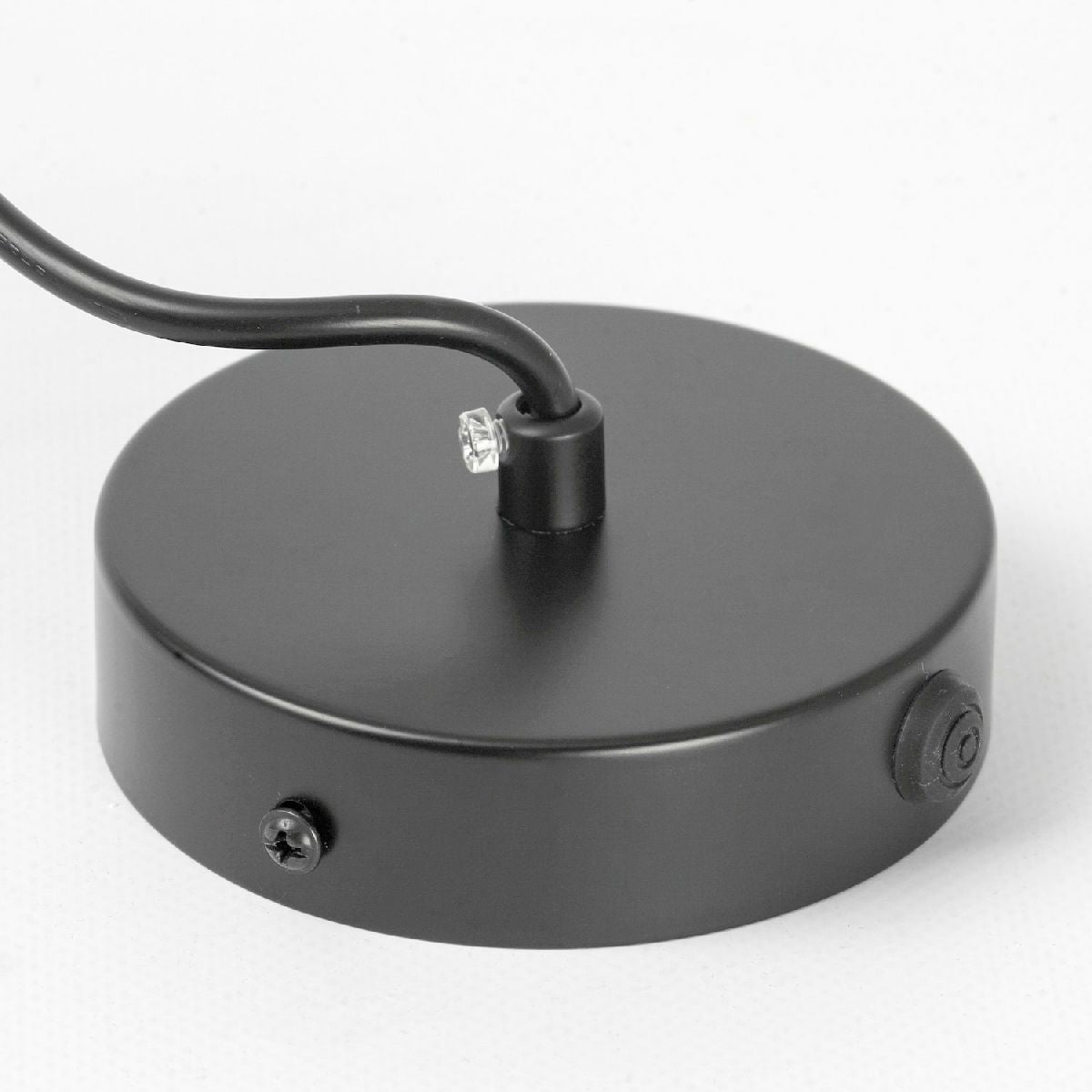 Pendellampa med randig grön glasbas