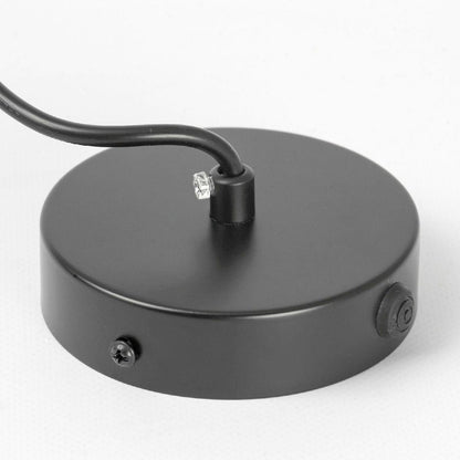 Pendellampa med randig grön glasbas