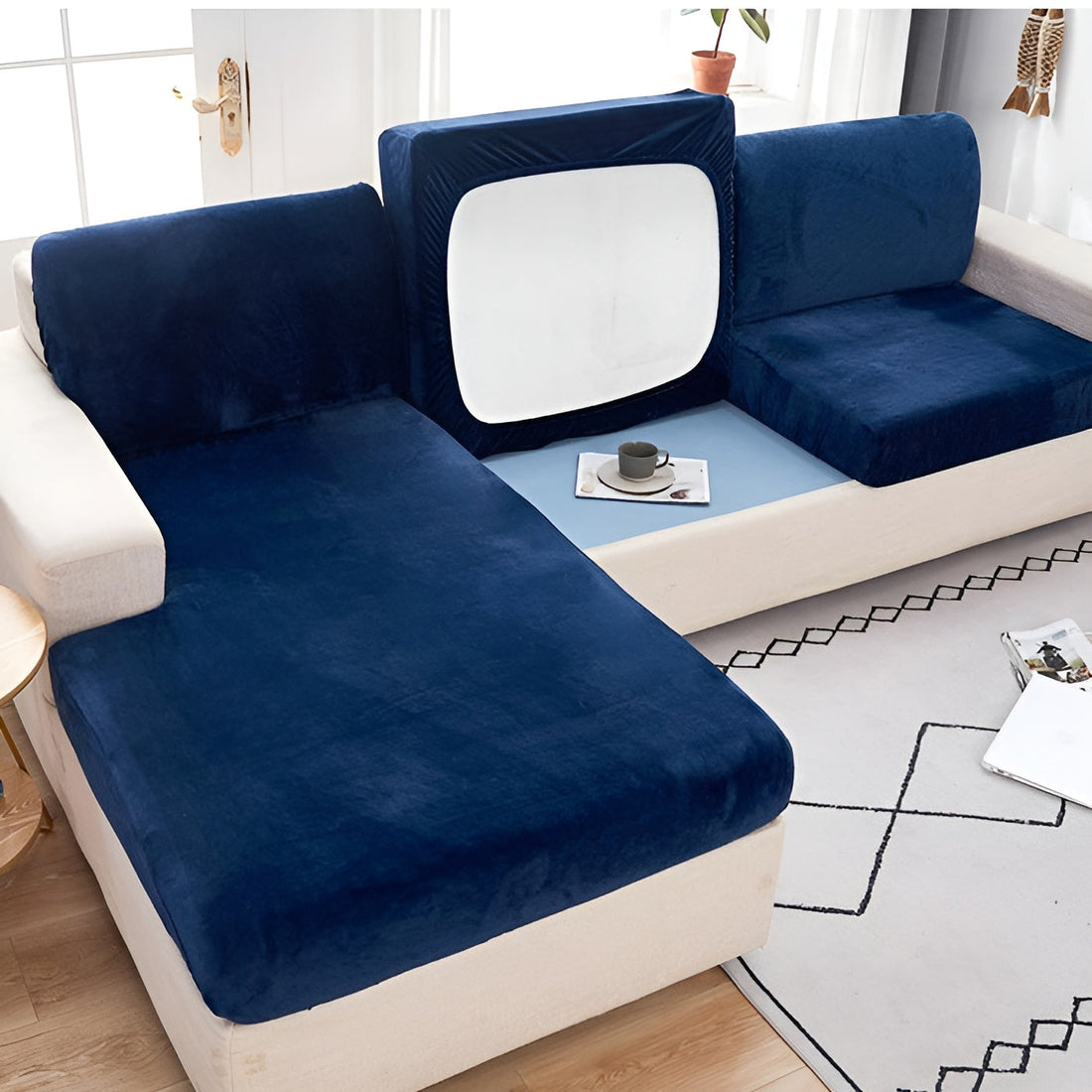 LuxVelvet Sofföverdrag – Stretch Jacquard Överdrag för omedelbar stil &amp; långvarigt skydd