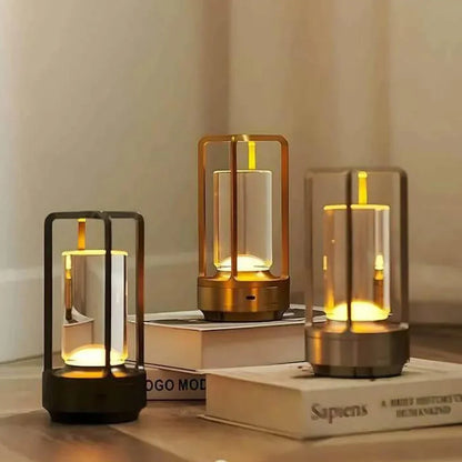 Luxa Crystal LED Bordslampa – Elegant design med dimbar touchkontroll