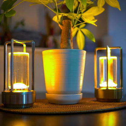 Luxa Crystal LED Bordslampa – Elegant design med dimbar touchkontroll