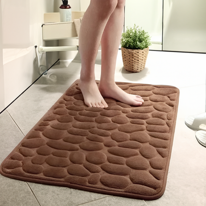 LuxeFeet Halkfri Duschmatta i minnesskum - Komfort och säkerhet för varje dag