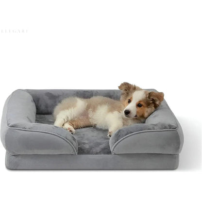 LuxePaws Säng - Ortopediskt Komfort Hundsoffa Säng