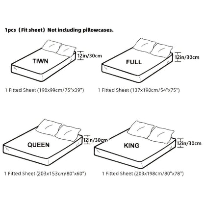 LuxeVelvet Duvet Cover - Lyx Anti-Rutsch Mjuk Sammet Spannlakan Madrasskydd