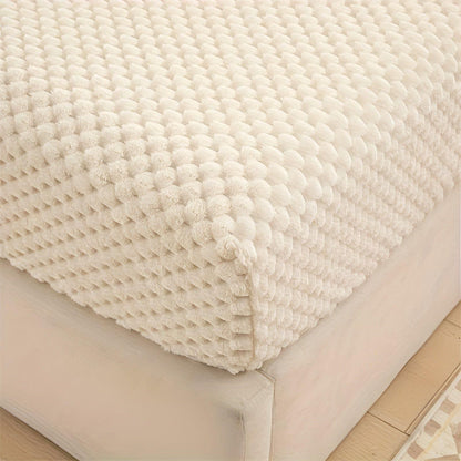 LuxeVelvet Duvet Cover - Lyx Anti-Rutsch Mjuk Sammet Spannlakan Madrasskydd