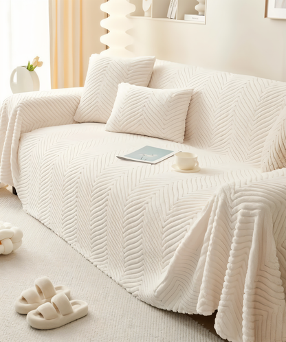 LuxuraWrap Sofföverdrag – Premium Stretch Jacquard Soffaöverdrag för långvarigt skydd och stil