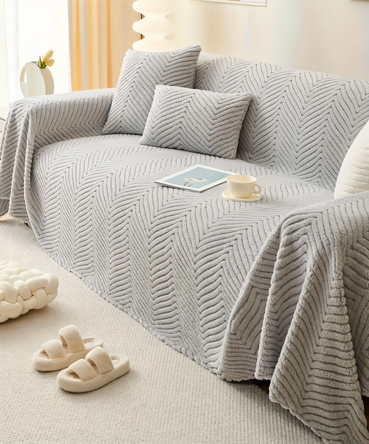 LuxuraWrap Sofföverdrag – Premium Stretch Jacquard Soffaöverdrag för långvarigt skydd och stil