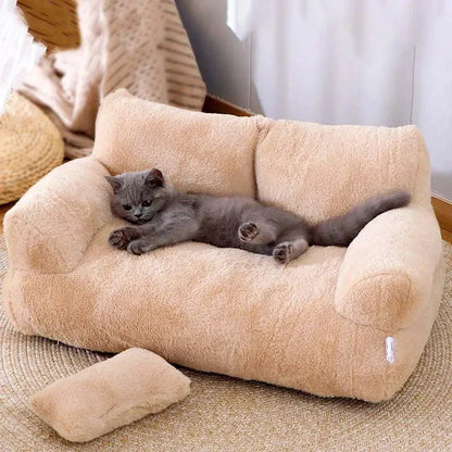 Pet Calming Sofa – Cozy Anti-Anxiety Bed for Cats &amp; Dogs