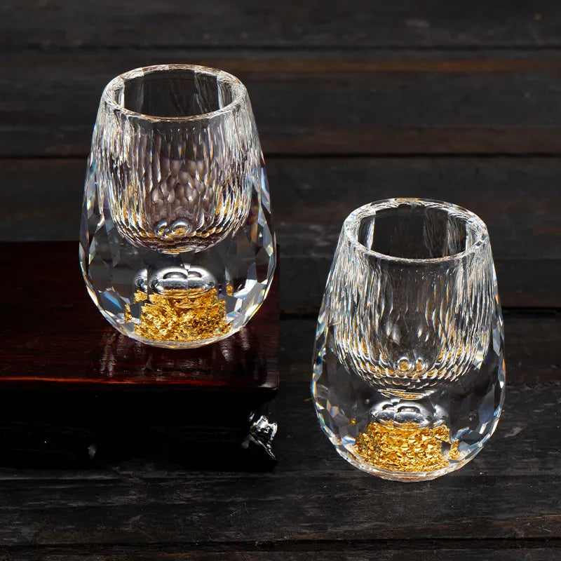 Auréa Crystal Glass – Handgjord lyx med guldaccenter