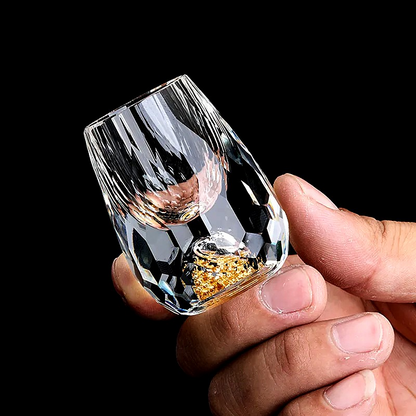Auréa Crystal Glass – Handgjord lyx med guldaccenter