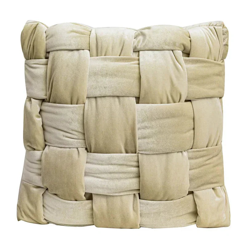 Carvallo – Handknuten Silkevelvet Kuddeöverdrag med Lyxigt Utseende